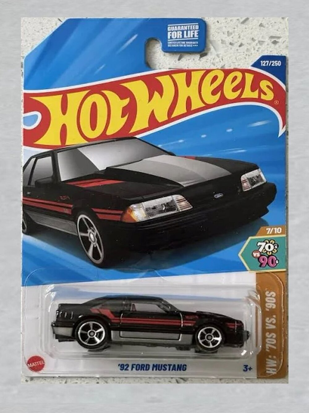 Hot Wheels '92 Ford Mustang BLACK
